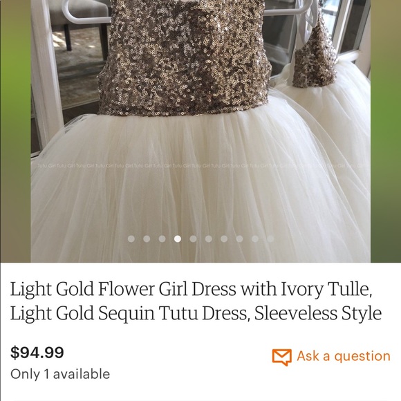 Flower girl dress - Picture 3 of 6